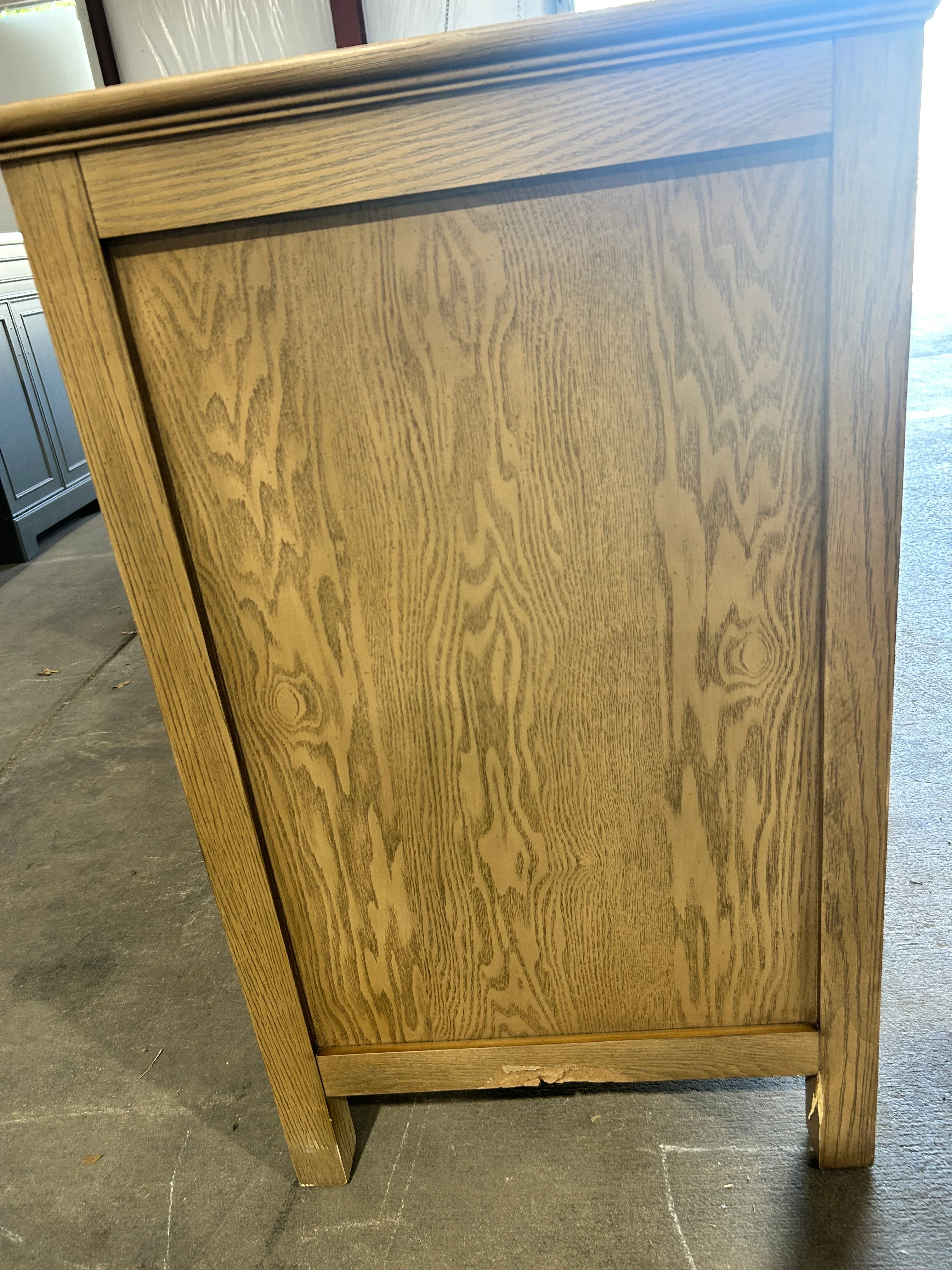allen + roth Cantrell 72-in Clear Oak Undermount Double Sink Bathroom Vanity (DAMAGED) (NO TOP) - Image 7