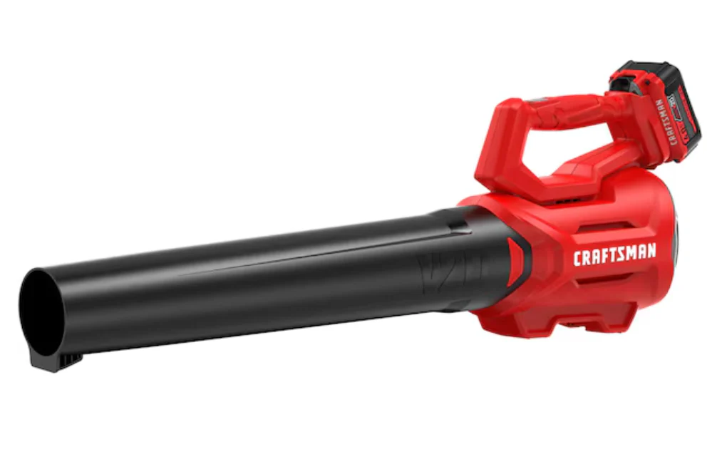 CRAFTSMAN V20 20-volt 380-CFM 100-MPH Battery Handheld Leaf Blower 4 Ah Battery Included Charger Included (open box)