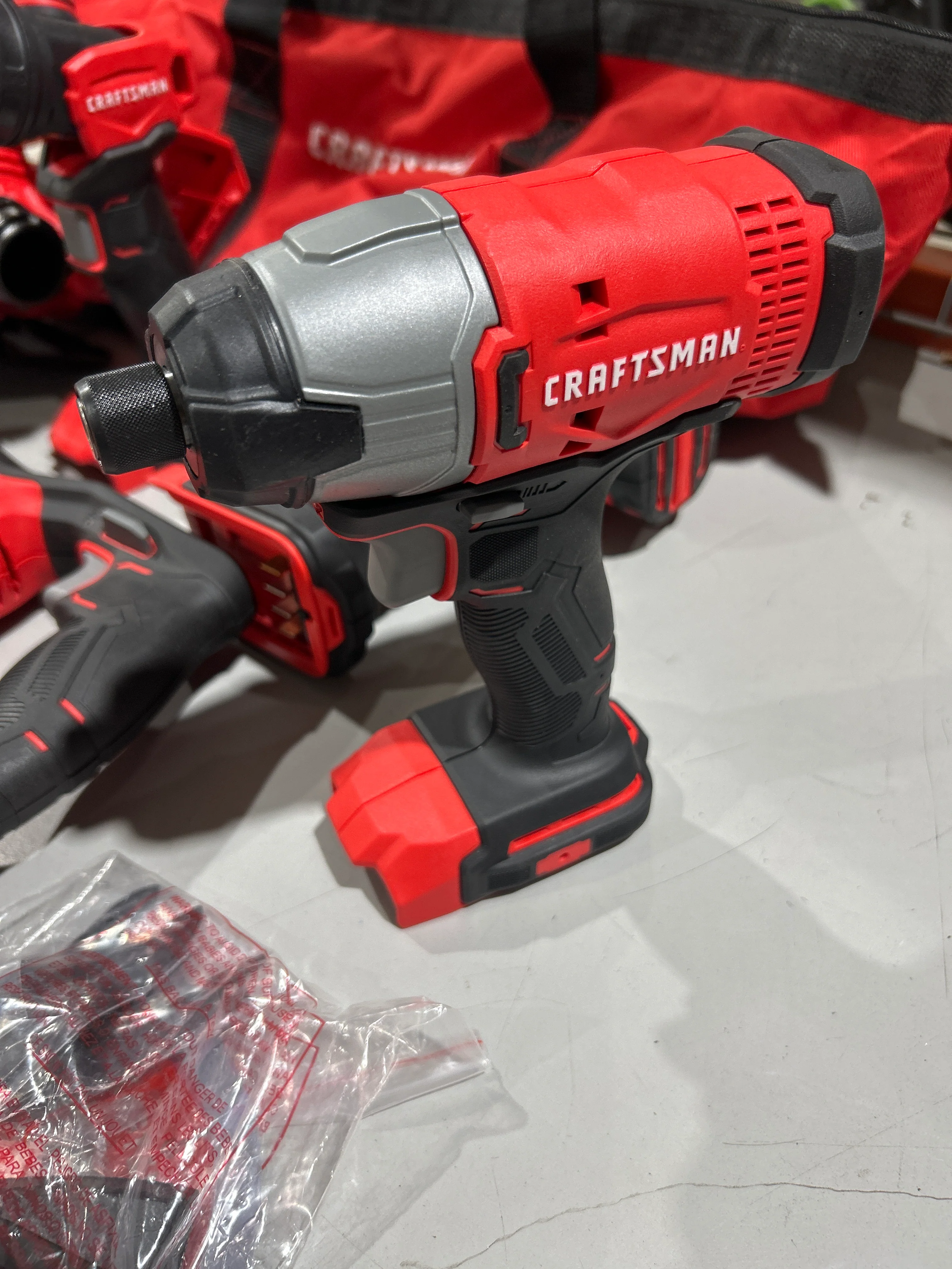 CRAFTSMAN V20 20-volt Max 6-Tool Power Tool Combo Kit with Soft Case and charger (NO BATTERIES)(Used) - Image 3