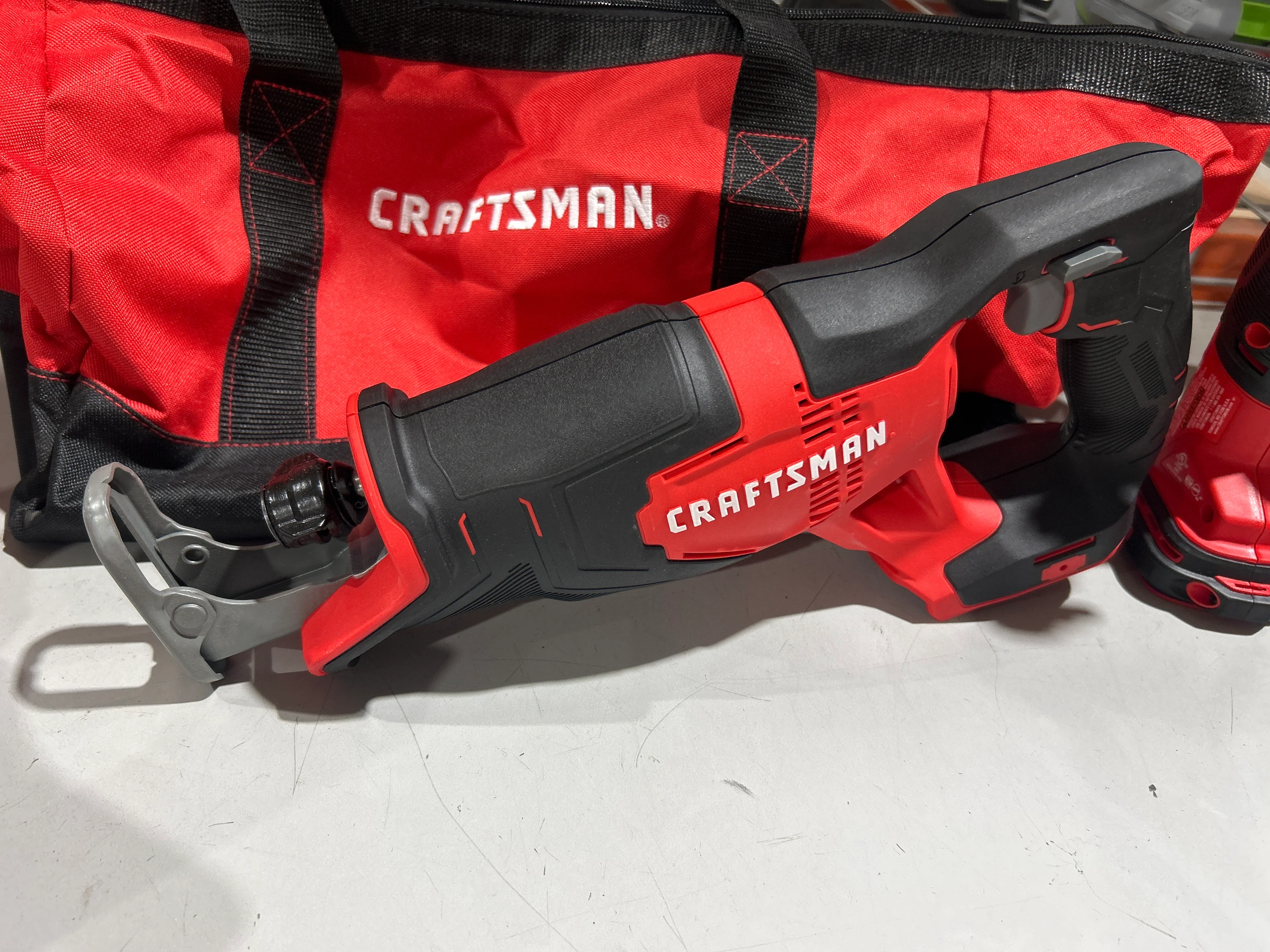 CRAFTSMAN V20 20-volt Max 6-Tool Power Tool Combo Kit with Soft Case and charger (NO BATTERIES)(Used) - Image 8
