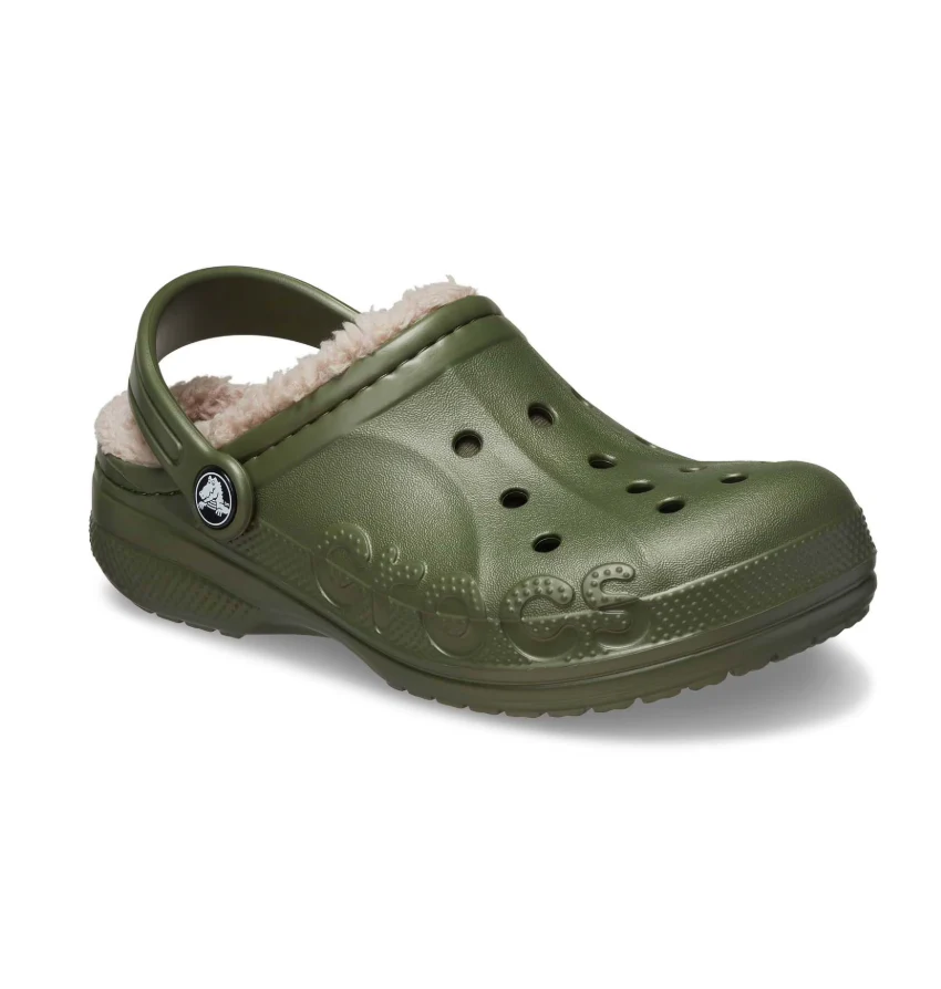 Crocs Toddler & Kids Baya Lined Clog; Army Green; 1 Little Kid (new) (no box) - Image 3