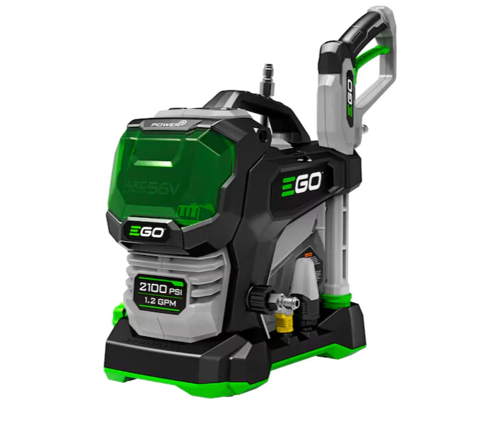 EGO POWER+ Compact 2100-PSI 1.2-GPM Cold Water Battery Pressure washer with 4 Spray Tips (USED)