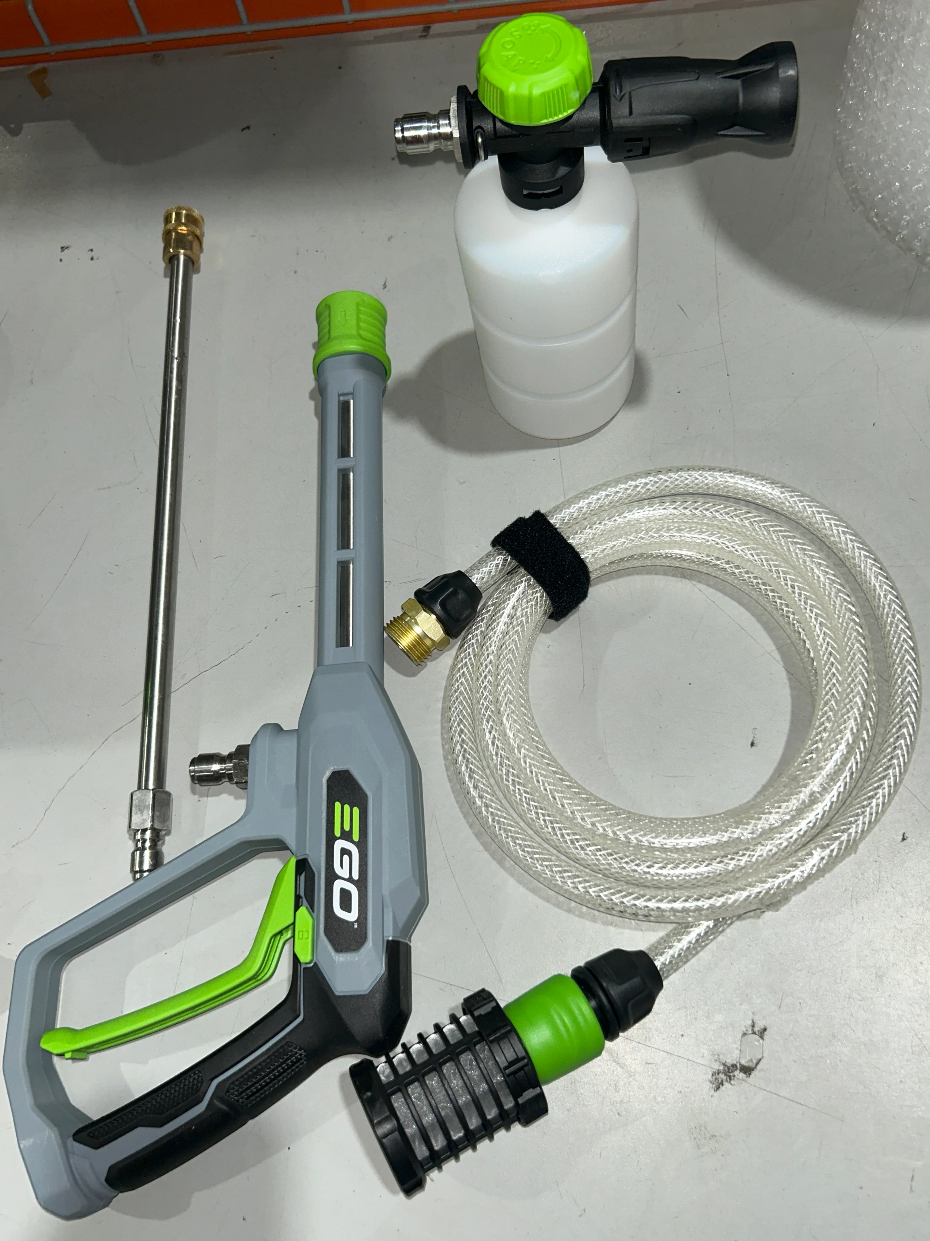 EGO POWER+ Compact 2100-PSI 1.2-GPM Cold Water Battery Pressure washer with 4 Spray Tips (USED) - Image 7