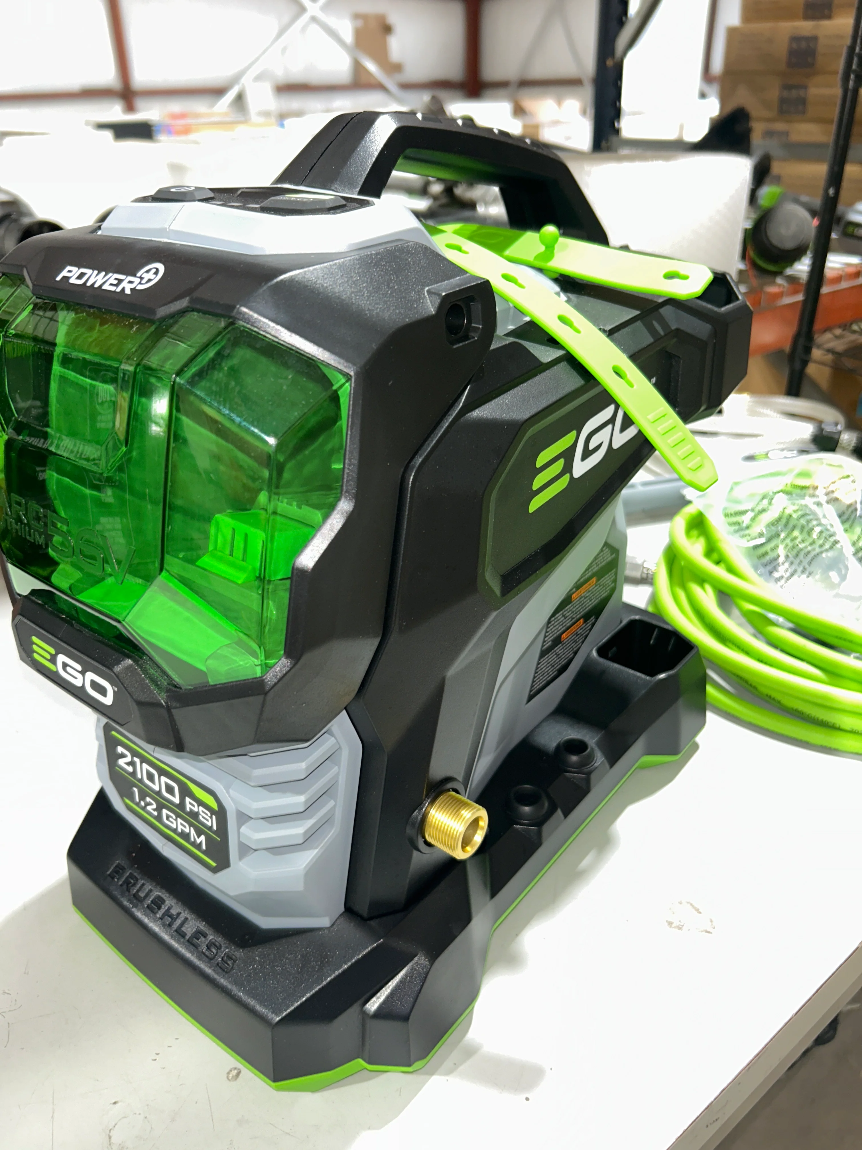 EGO POWER+ Compact 2100-PSI 1.2-GPM Cold Water Battery Pressure washer with 4 Spray Tips (USED) - Image 9