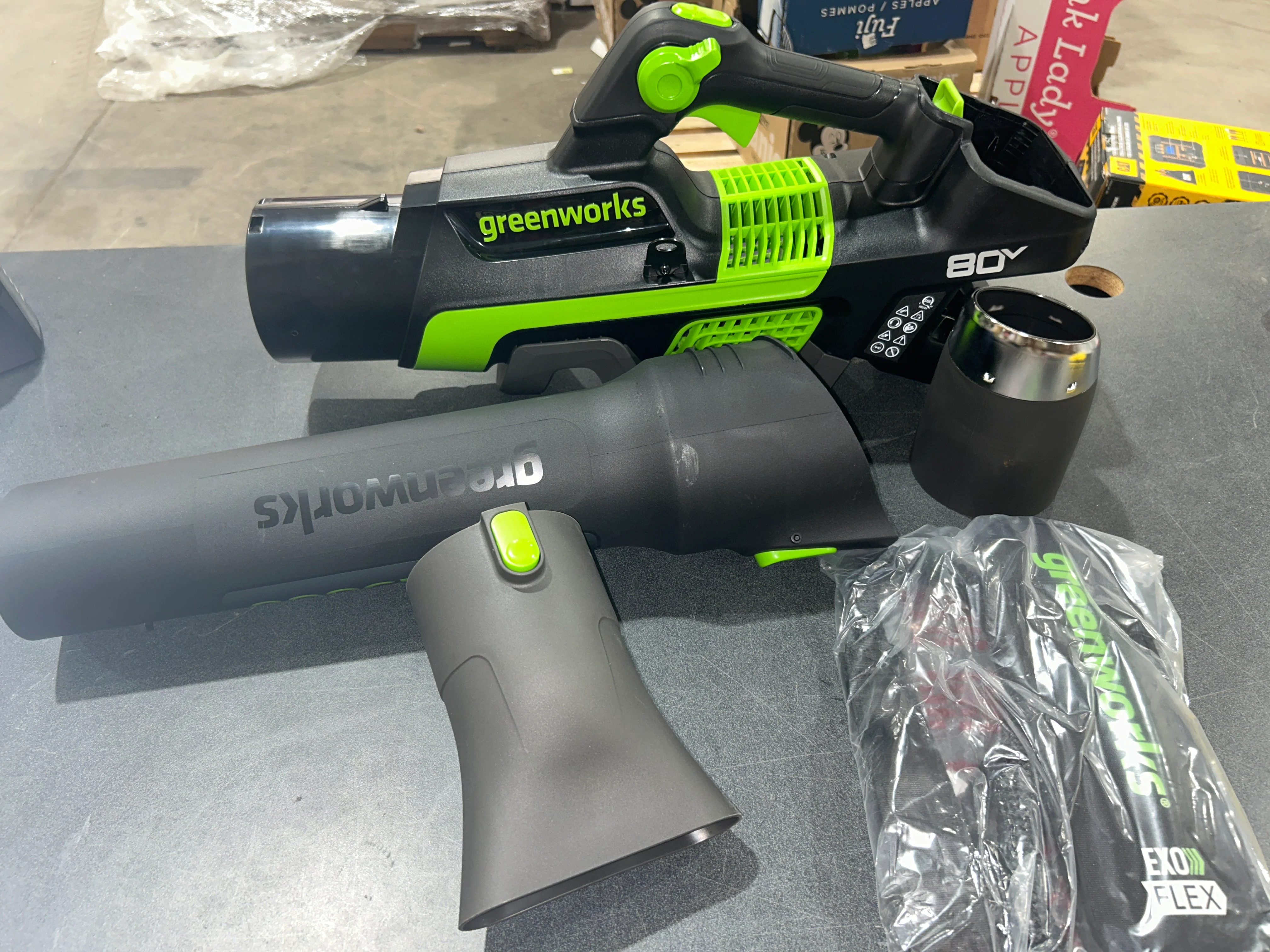 Greenworks 80V 800CFM Brushless Leaf Blower (baretool) (used) - Image 4