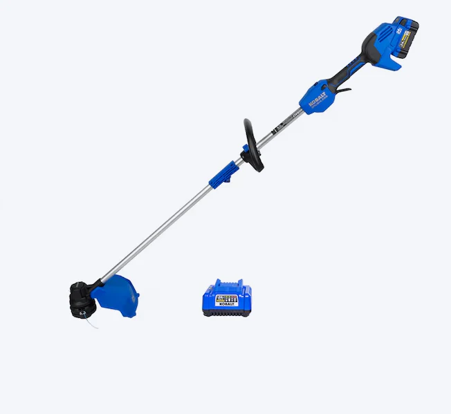 Kobalt 24-volt 14-in Straight Shaft Battery String Trimmer 4.0 Ah (Battery Included) (Charger Included) (open box)