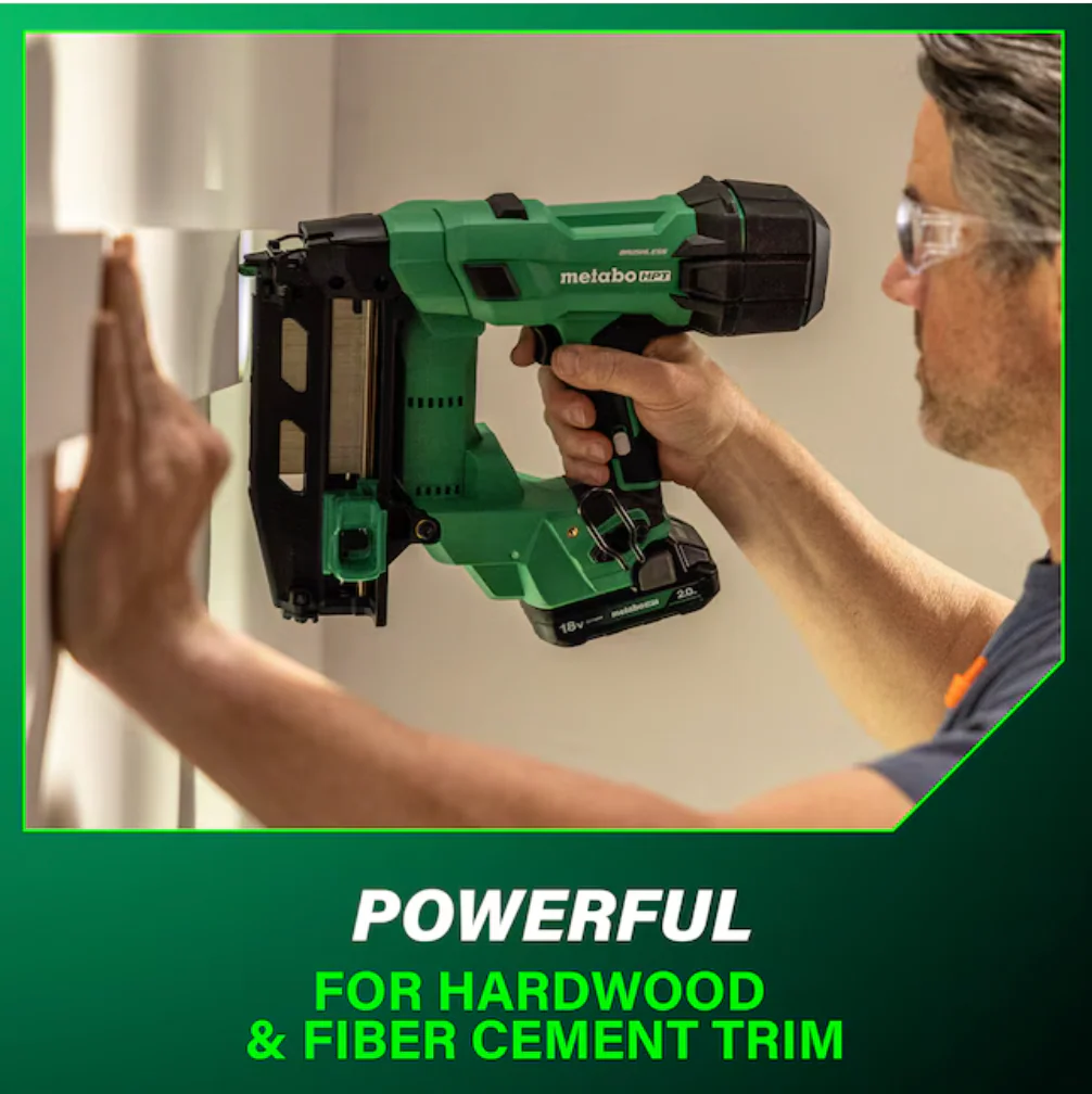 Metabo HPT MultiVolt 2-1/2-in 16 -Gauge Cordless Straight Finish Nailer (Battery Included and Charger Included) (USED) - Image 5