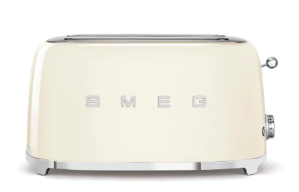 SMEG - TSF02 4-Slice Long Wide-Slot Toaster - Cream (open box) - Image 2