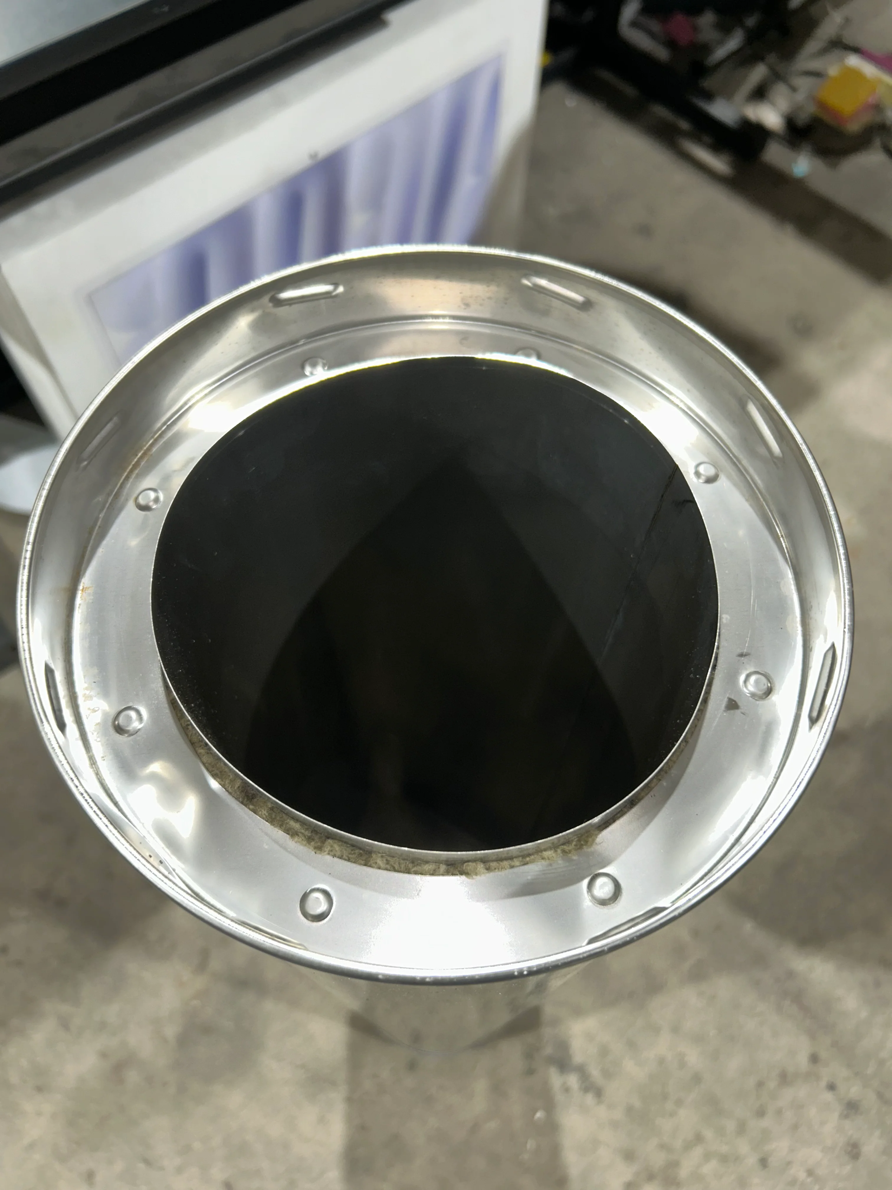 SuperVent 6-in x 36-in Insulated Double Wall Stainless Steel Chimney Pipe (used) - Image 6