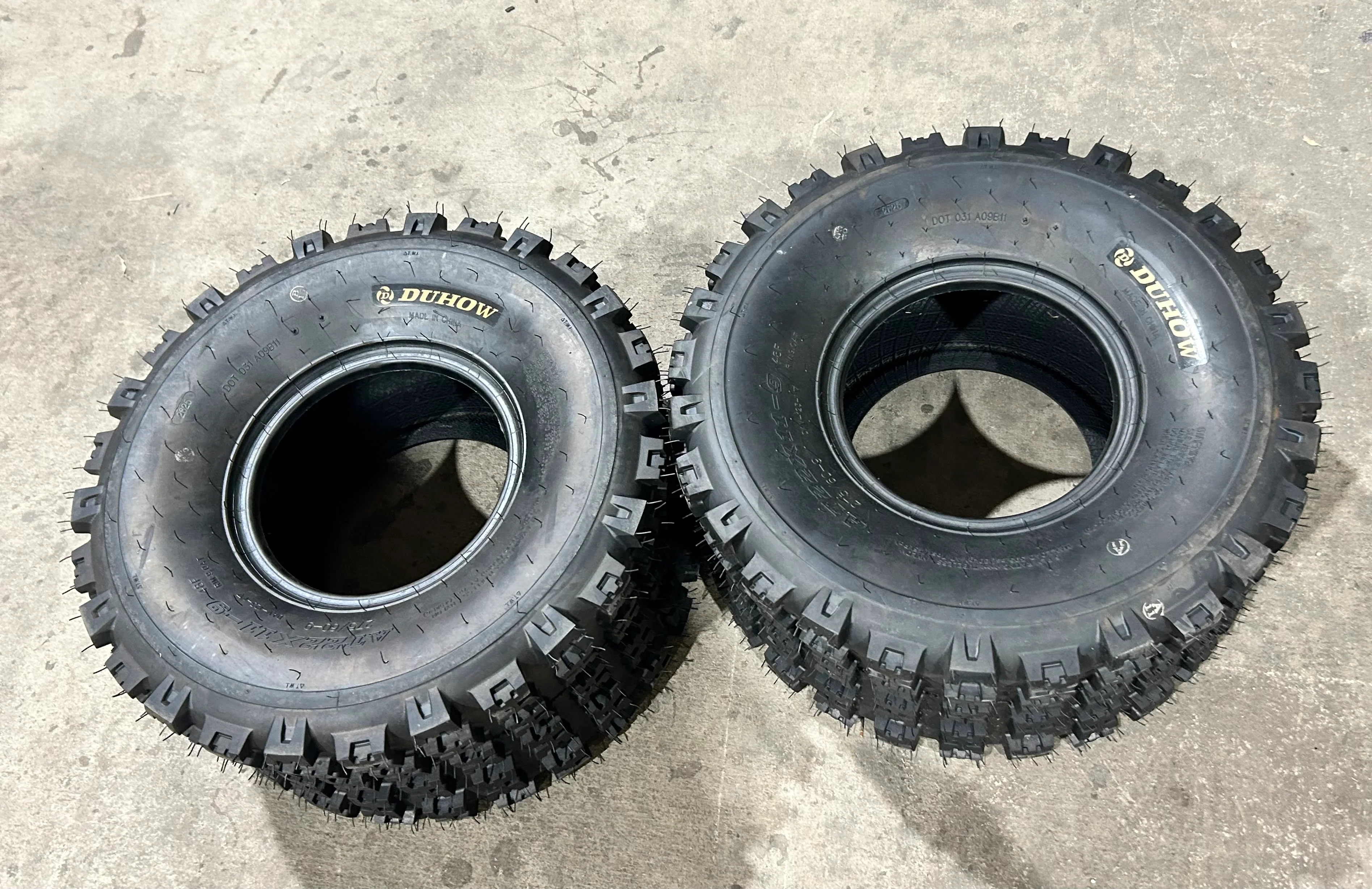 Tires 22X11x9 6 PR Tubeless Quad ATV Tire for UTV Side By Side Off Road Adventures Snow and Trail Riding Set of 2 (used) - Image 4