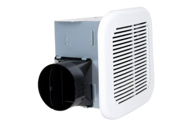 Utilitech Ventilation Fan 1.5-Sone 100-CFM White Bathroom Fan (Open Box) - Image 2