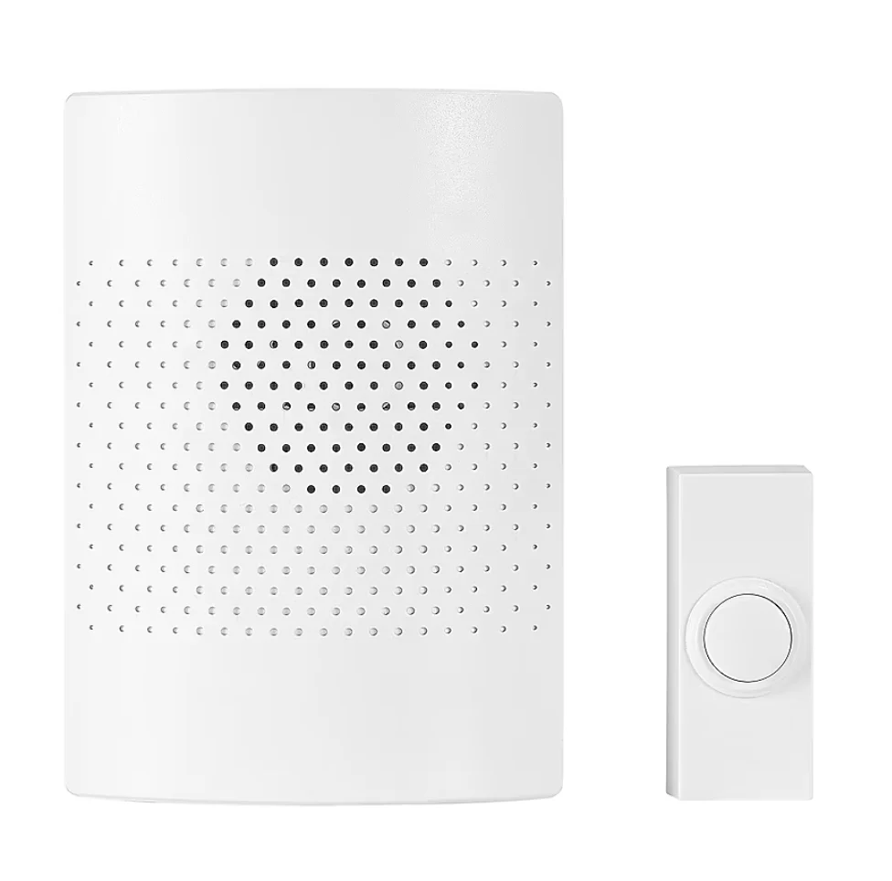 Utilitech White Wireless Doorbell Doorbell kit (open box)